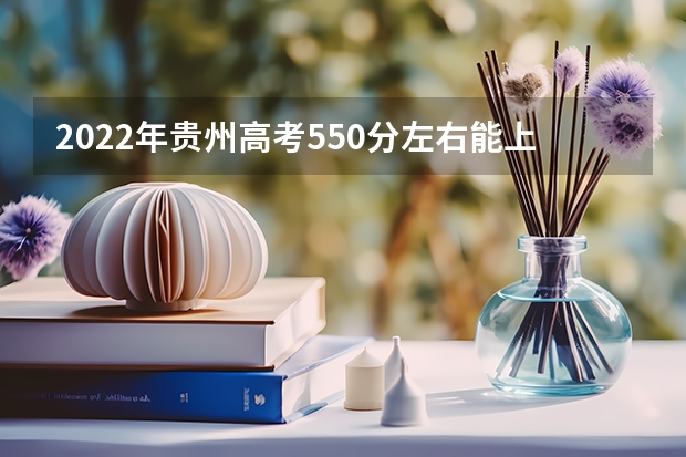 2022年贵州高考550分左右能上什么样的大学