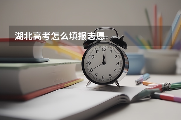 湖北高考怎么填报志愿
