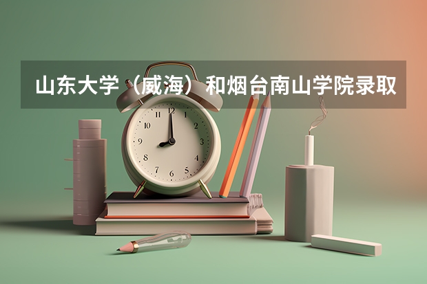 山东大学（威海）和烟台南山学院录取分数参考