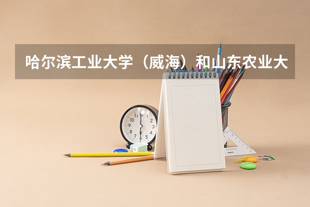 哈尔滨工业大学（威海）和山东农业大学录取分数参考