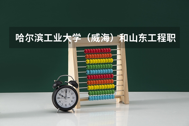 哈尔滨工业大学（威海）和山东工程职业技术大学录取分数参考