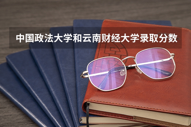 中国政法大学和云南财经大学录取分数参考