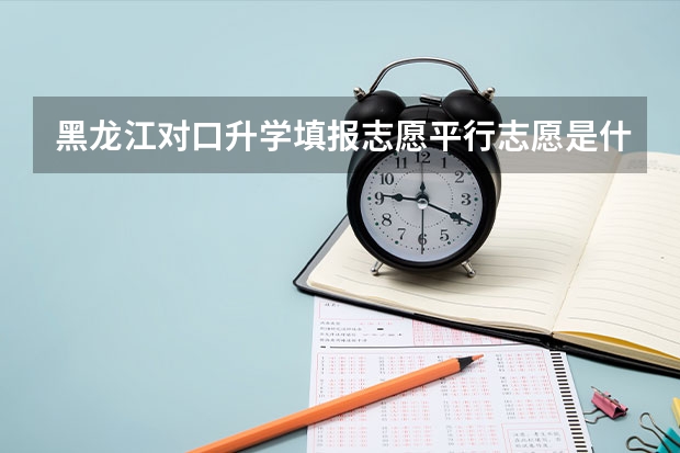 黑龙江对口升学填报志愿平行志愿是什么意思