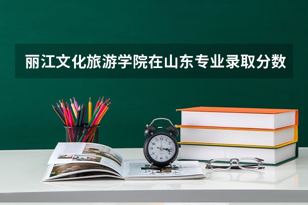 丽江文化旅游学院在山东专业录取分数情况