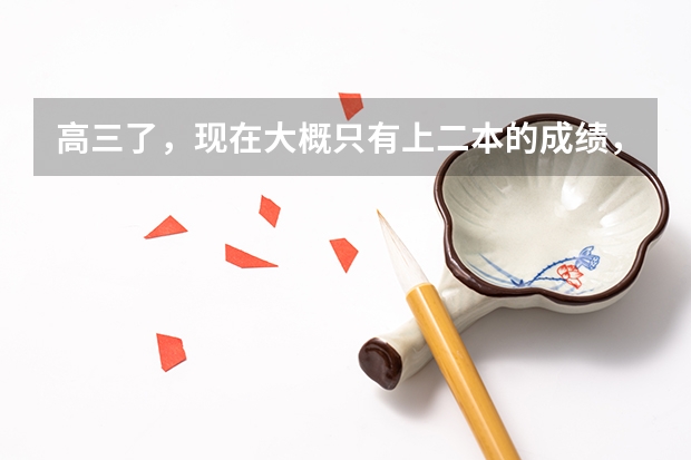 高三了，现在大概只有上二本的成绩，最后几个月有办法多提高点吗