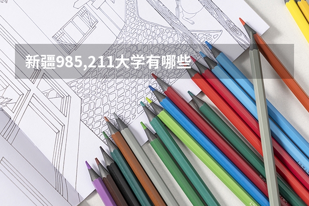 新疆985,211大学有哪些