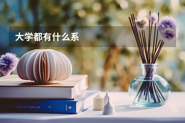 大学都有什么系