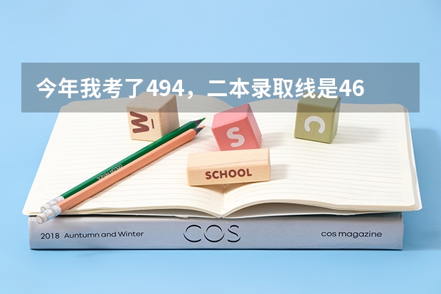 今年我考了494，二本录取线是462，我能录取到华东交大吗？