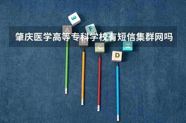 肇庆医学高等专科学校有短信集群网吗?