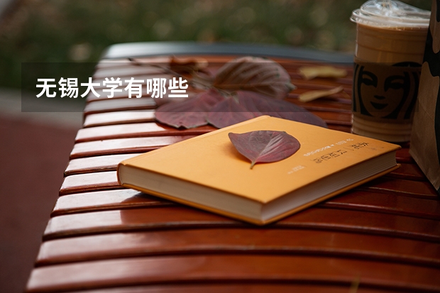 无锡大学有哪些
