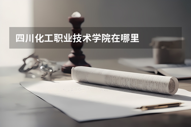 四川化工职业技术学院在哪里