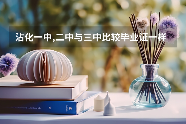 沾化一中,二中与三中比较毕业证一样吗