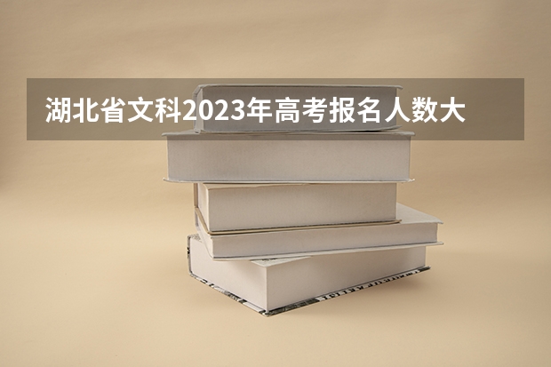 湖北省文科2023年高考报名人数大概是多少？