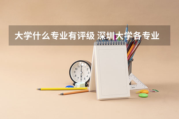 大学什么专业有评级 深圳大学各专业评级