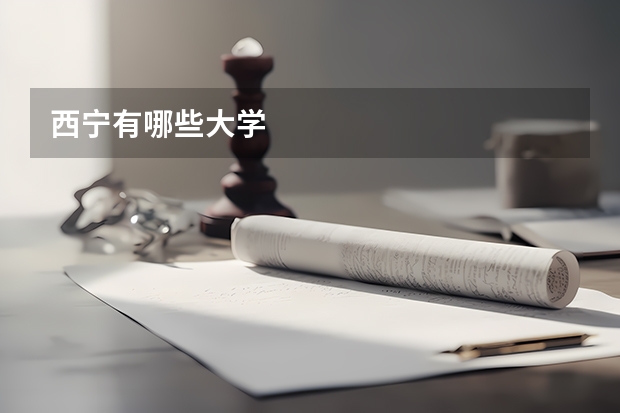 西宁有哪些大学