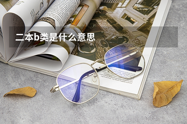 二本b类是什么意思