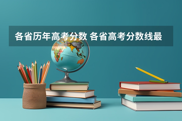 各省历年高考分数 各省高考分数线最高和最低分别是哪省？