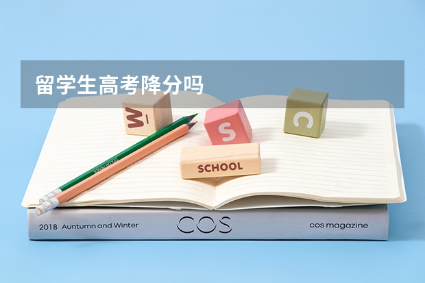 留学生高考降分吗