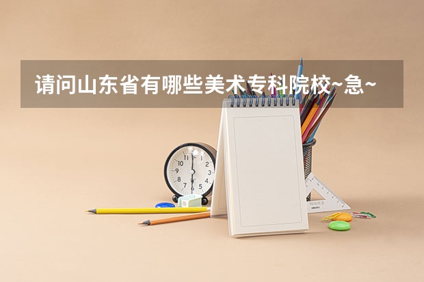 请问山东省有哪些美术专科院校~急~