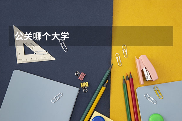 公关哪个大学