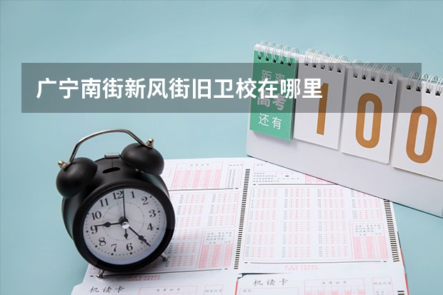 广宁南街新风街旧卫校在哪里