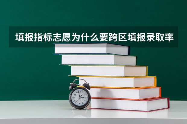 填报指标志愿为什么要跨区填报录取率高