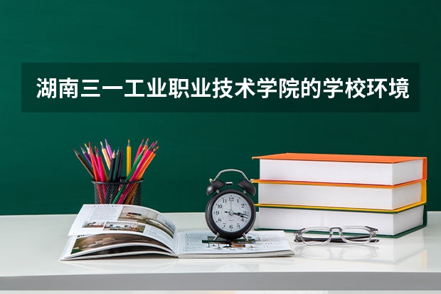 湖南三一工业职业技术学院的学校环境怎么样？