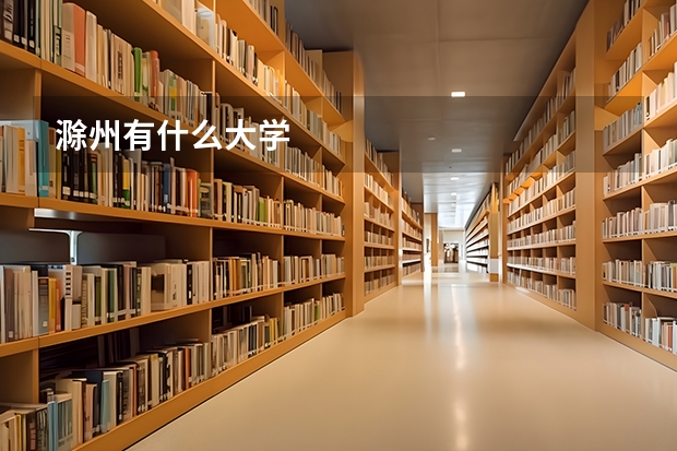 滁州有什么大学