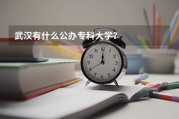 武汉有什么公办专科大学？
