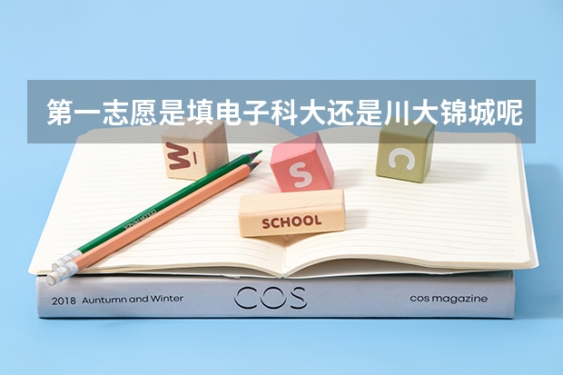 第一志愿是填电子科大还是川大锦城呢?求助