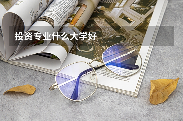 投资专业什么大学好