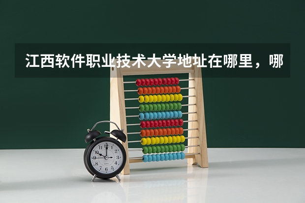 江西软件职业技术大学地址在哪里，哪个城市，哪个区？