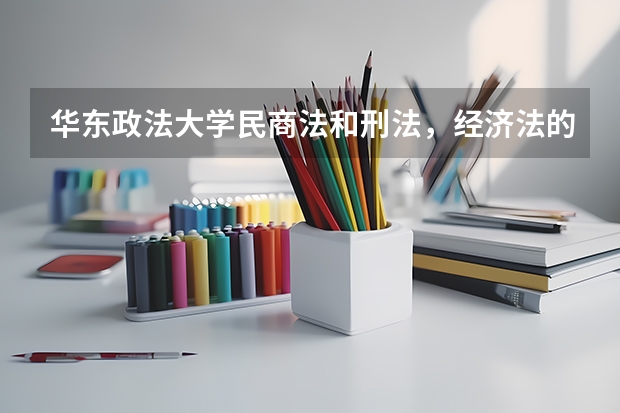 华东政法大学民商法和刑法，经济法的就业方向各是什么？
