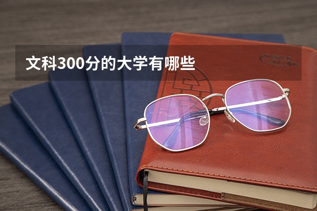 文科300分的大学有哪些