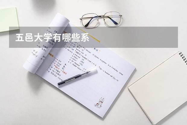 五邑大学有哪些系