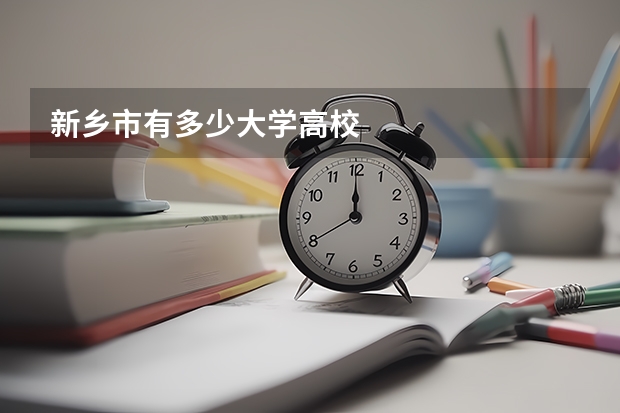 新乡市有多少大学高校