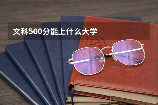 文科500分能上什么大学