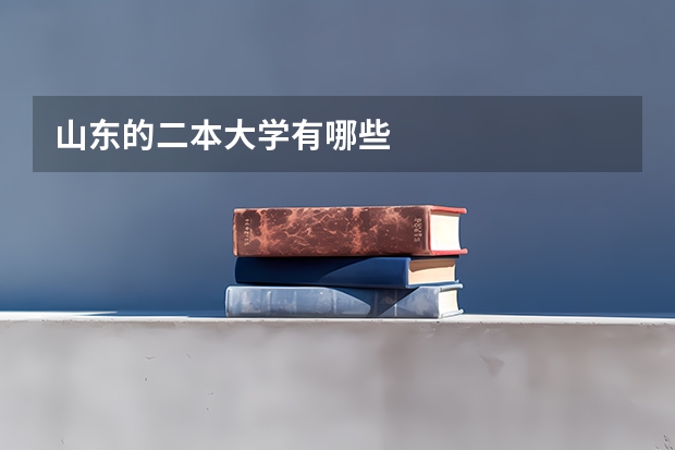 山东的二本大学有哪些