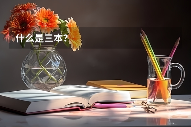 什么是三本？