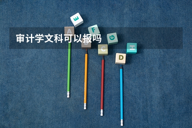 审计学文科可以报吗