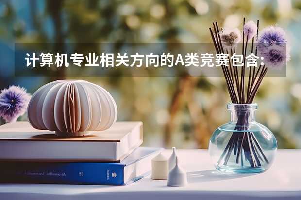 计算机专业相关方向的A类竞赛包含:全国大学生工程训练综合能力竞赛和什么？