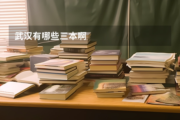 武汉有哪些三本啊