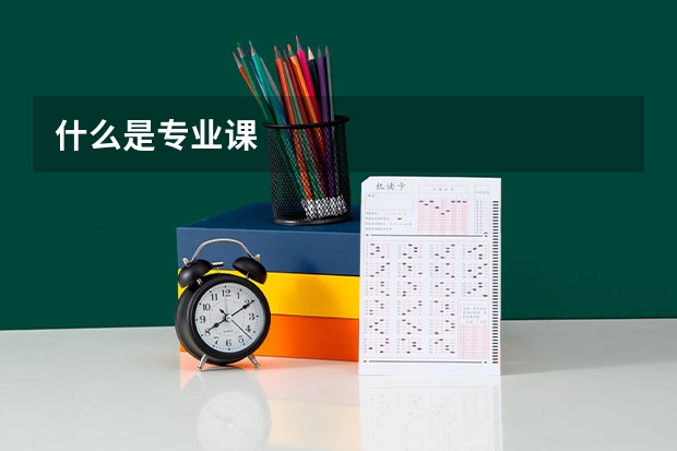 什么是专业课