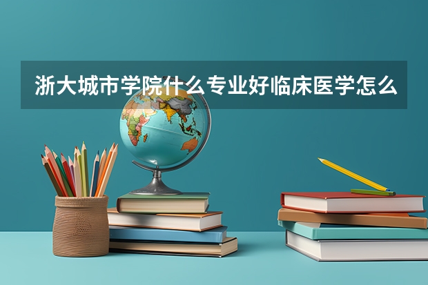 浙大城市学院什么专业好临床医学怎么样