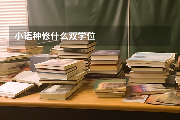 小语种修什么双学位