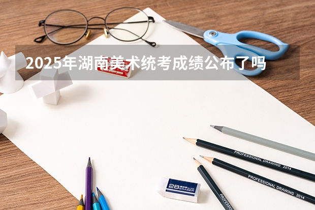 2025年湖南美术统考成绩公布了吗