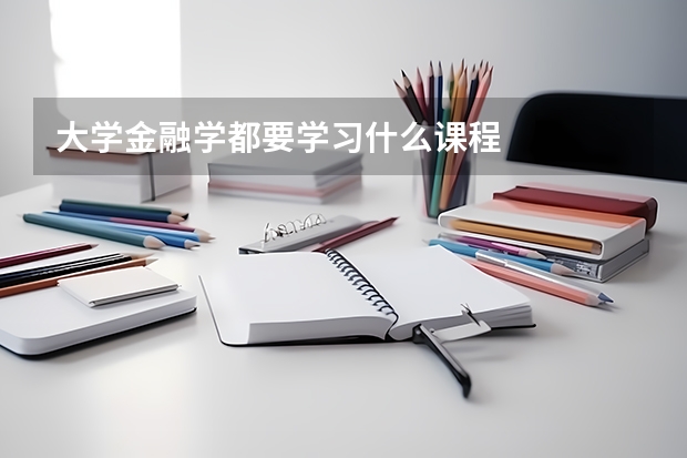 大学金融学都要学习什么课程