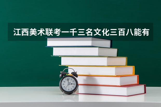 江西美术联考一千三名文化三百八能有什么好学校吗