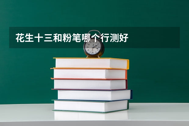 花生十三和粉笔哪个行测好