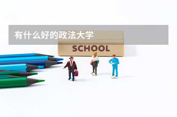 有什么好的政法大学